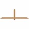 Ekena Millwork Eugene Smooth Timber Gable Bracket, Western Red Cedar, 72"W x 24"H x 1 1/2"D x 3 1/2"F, 8/12 Pitch GBW072X24X0204EUG00SWR - alternate 1